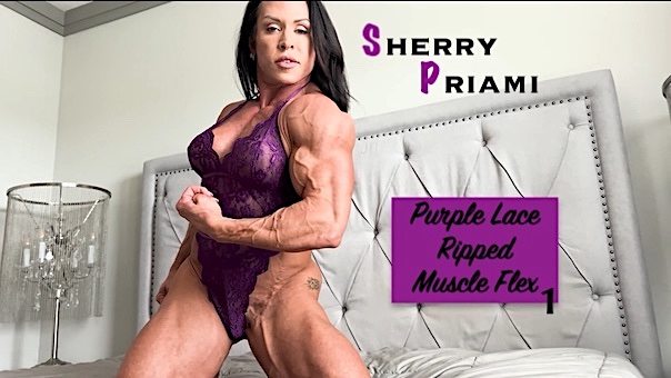 Purple Lace Ripped Muscle Flex 1